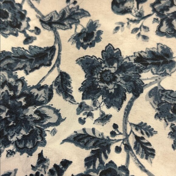 Floral Blue and White Bedding Set - Picture 2 of 3